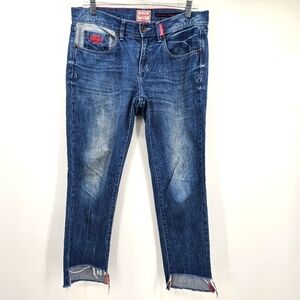 Vintage SuperDry standard tomboy ankle jeans women's size 28x32